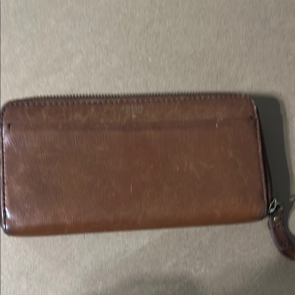 Brown Leather Wallet-Fossil